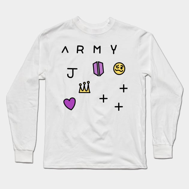 JK Tattoos Long Sleeve T-Shirt by edmiesart